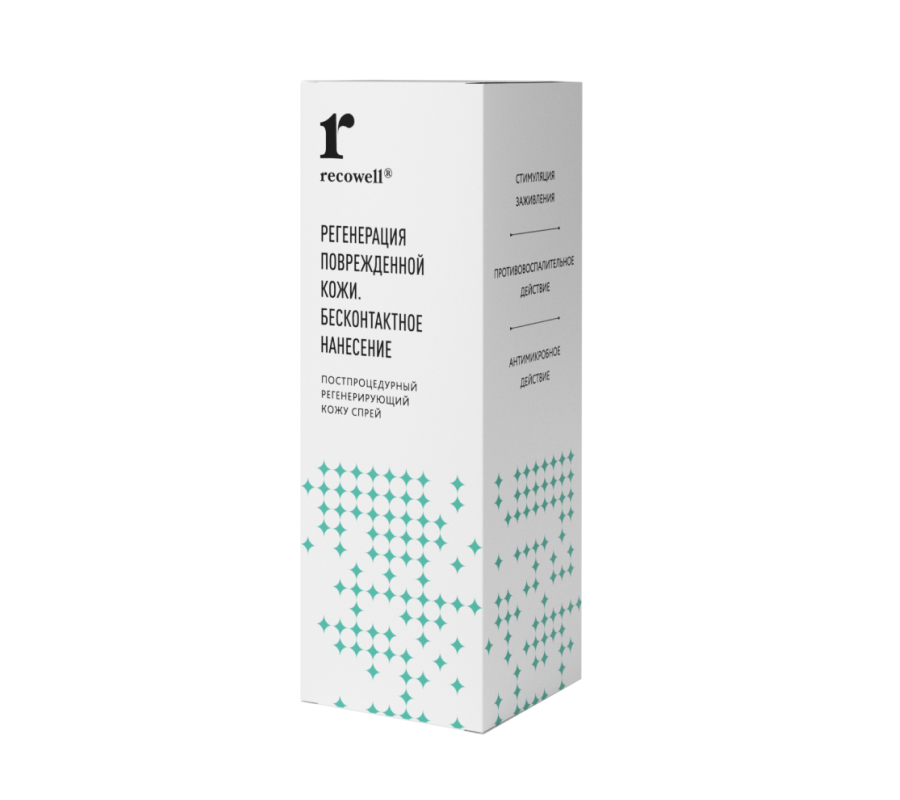 Постпроцедурный регенерирующий кожу спрей Recowell (50 мл)